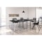 Bestar Bestar Universel Four 48W x 24D Table Desks with Square Metal Legs in black 65900-000018 - alternate 7